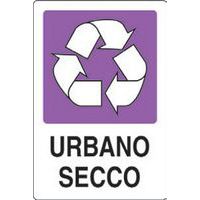Etichetta per raccolta differenziata - Urbano secco