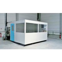 Cabina a doppia parete in lamiera d'acciaio - Da montare - Porta a battente