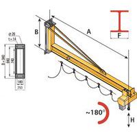 Gru a parete - Portata 1.600 e 2.000 kg
