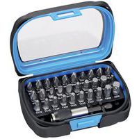 Cofanetto di 31 punte + porta-punte - Manutan