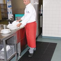 Tappeto antiscivolo reversibile e forato per il drenaggio - Notrax