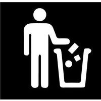 Etichetta autoadesiva icona