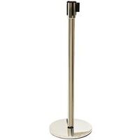 Paletto in acciaio inox con nastro - 2 m - Acciaio - Manutan Expert