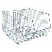 Contenitore in filo d'acciaio - Lunghezza 480 mm