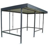 Riparo per fumatori - Lunghezza 2,50 m - Manutan Expert