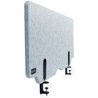 Separatore per scrivania griglio chiaro kit pinze - Manutan Expert