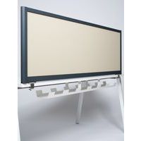 Schermo di separazione 495x1600 - Profilo grigio