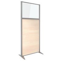 Divisorio KP+ - Melaminico con vetro - Altezza 180 cm