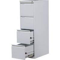 Armadietto metallico a fila singola A4 Trent - 4 cassetti