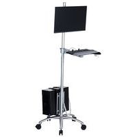 Postazione di lavoro mobile e regolabile per computer - Manutan Expert