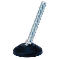 Piede regolabile in poliammide - Ø 50 mm - 1000 kg - Acciaio zincato