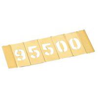 Mascherina in ottone - Assortimento di 15 cifre