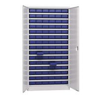 Armadio contenitore di componenti 1000 - 90 contenitori - Profondità 53,5 cm