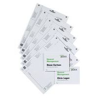 Cartoncino bristol per inserti per targa per porta Infosign - A6 - Durable