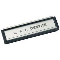 Porta-targhetta per porta e finestra