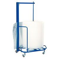 Svolgitore con taglierina verticale mobile - Ø rotolo max 1000