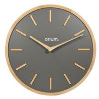 Orologio 30 cm Elegance in legno grigio antracite - Orium