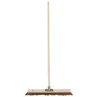 Scopa in fibra di cocco con base in legno Manutan Expert. Fibre di cocco naturali e resistenti. Per spazzare s