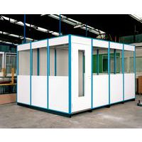 Cabina singola parete in melaminico - Pre-montata - Porta a battente