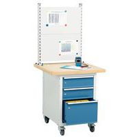 Postazione per il controllo qualità mobile - Con 3 cassetti