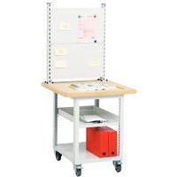 Postazione di controllo qualità mobile - Con ripiano