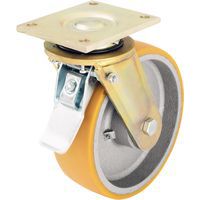 rotella girevole con freno