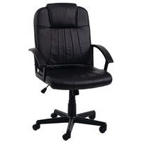 Poltrona direzionale Agatha nera - Manutan Expert