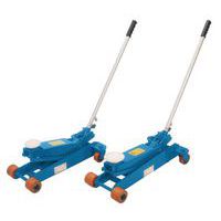 Cric idraulico con ruote in vulkollan