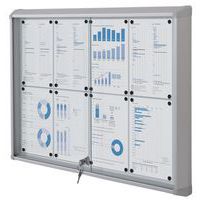 Bacheca per interni - Con anta scorrevole