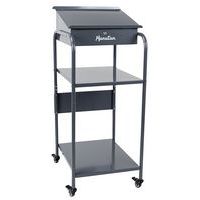 Mobiletto con leggio da officina mobile - Coperchio di sicurezza - Manutan Expert