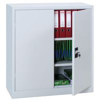 Armadio basso con ante battenti, da montare - Larghezza 120 cm - Manutan Expert