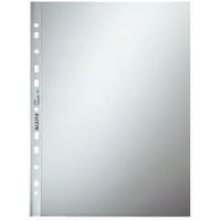 Busta perforata A4 in polipropilene trasparente liscio, 75 µ, Leitz