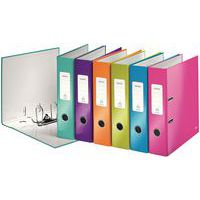 Raccoglitore a leva a 180° plastificato 80 mm Wow - Leitz