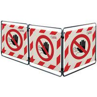 Transenna Safe Work monofacciale - Vietato l'accesso