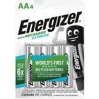 Pila ricaricabile riciclata Extreme - AA/LR06 - Lotto da 4 - Energizer