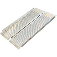 Rampa di accesso per disabili trasportabile in alluminio - Portata 300 kg - Viso
