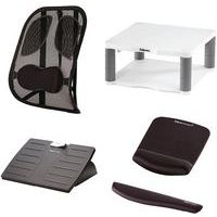 Kit telelavoro ergonomico Confort Plus + poggiapolsi in omaggio! - Fellowes