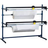 Svolgitore con taglierina per carta doppio lunghezza 1550 mm - Stockman
