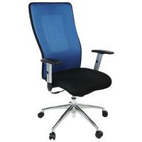 Sedia da ufficio con schienale alto Penelope - Base grigia - Manutan Expert