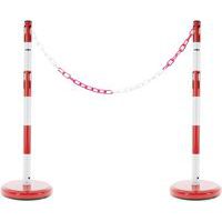 Kit per paletto in acciaio con catena - Viso