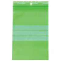 Sacchetti zip mat ricicl-Verde 100µm-Manutan Expert