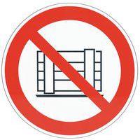 Cartello Non ostruire il passaggio in alluminio - Manutan Expert