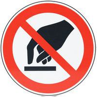 Cartello Non toccare in alluminio - 200 mm - Manutan Expert