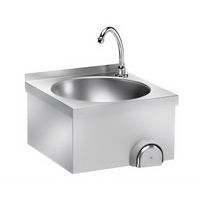 Lavamani a parete inox AISI 304 - comando a ginocchio