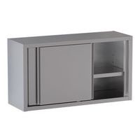 Armadio pensile in inox AISI 304 - con ripiani lisci