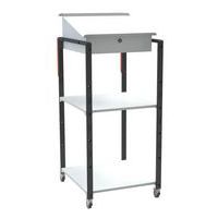 Mobiletto con leggio da officina su ruote