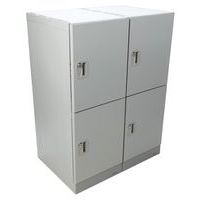 Armadietto in plastica multiscomparto Twinco - Da montare - Manutan Expert