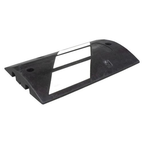 Rallentatore a modulo corto nero adesivo bianco 15 km/h,