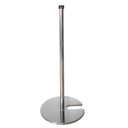 Paletto per esposizione cromato per cavo elastico 850mm ,