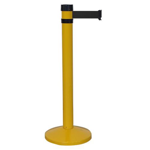 Paletto per interni giallo con nastro 4m - Nero ,